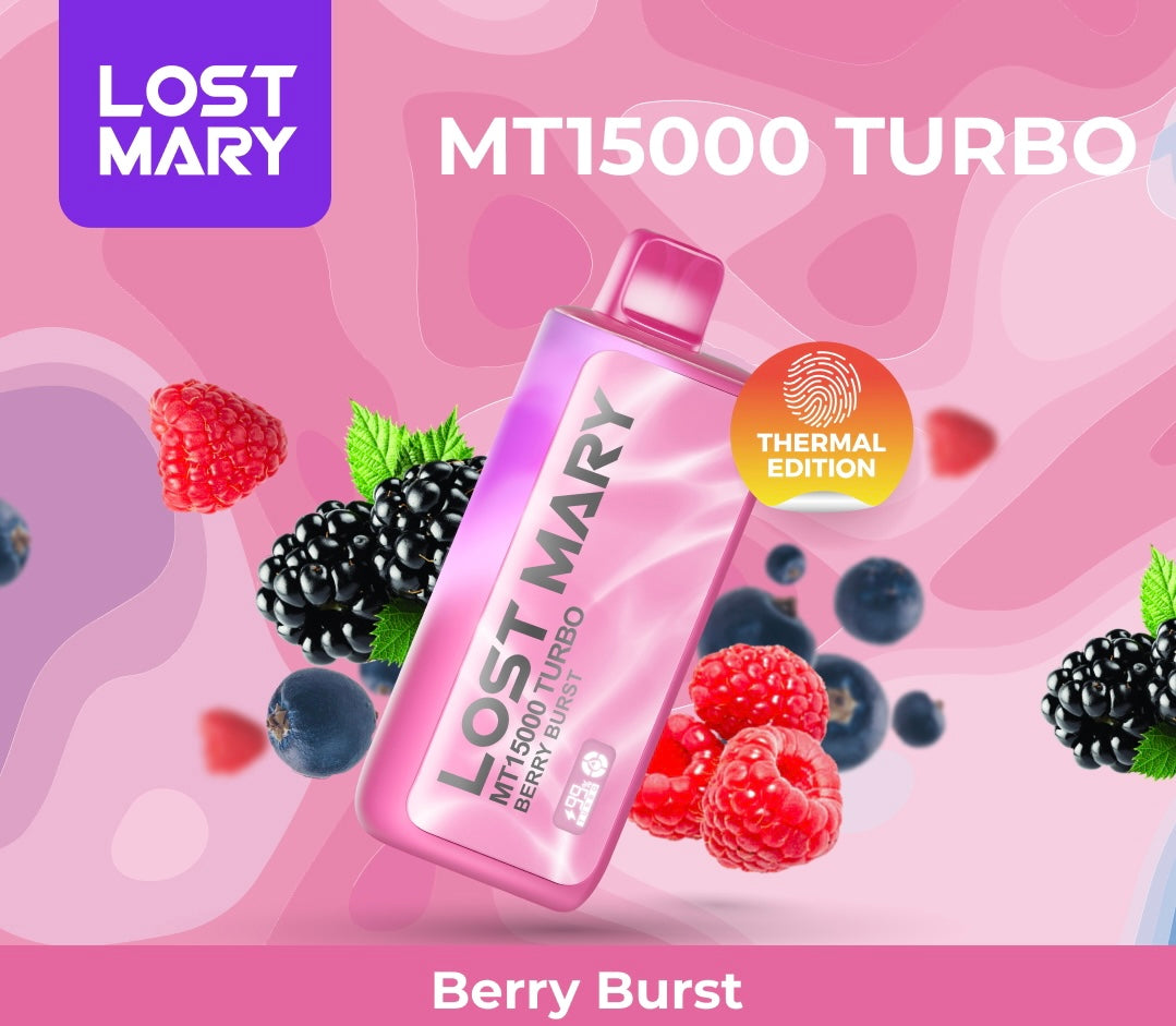 Lost mary 15000Turbo (Thermal Print Edition) rechargeable & disposable vape