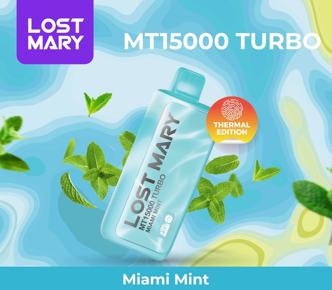 Lost mary 15000Turbo (Thermal Print Edition) rechargeable & disposable vape