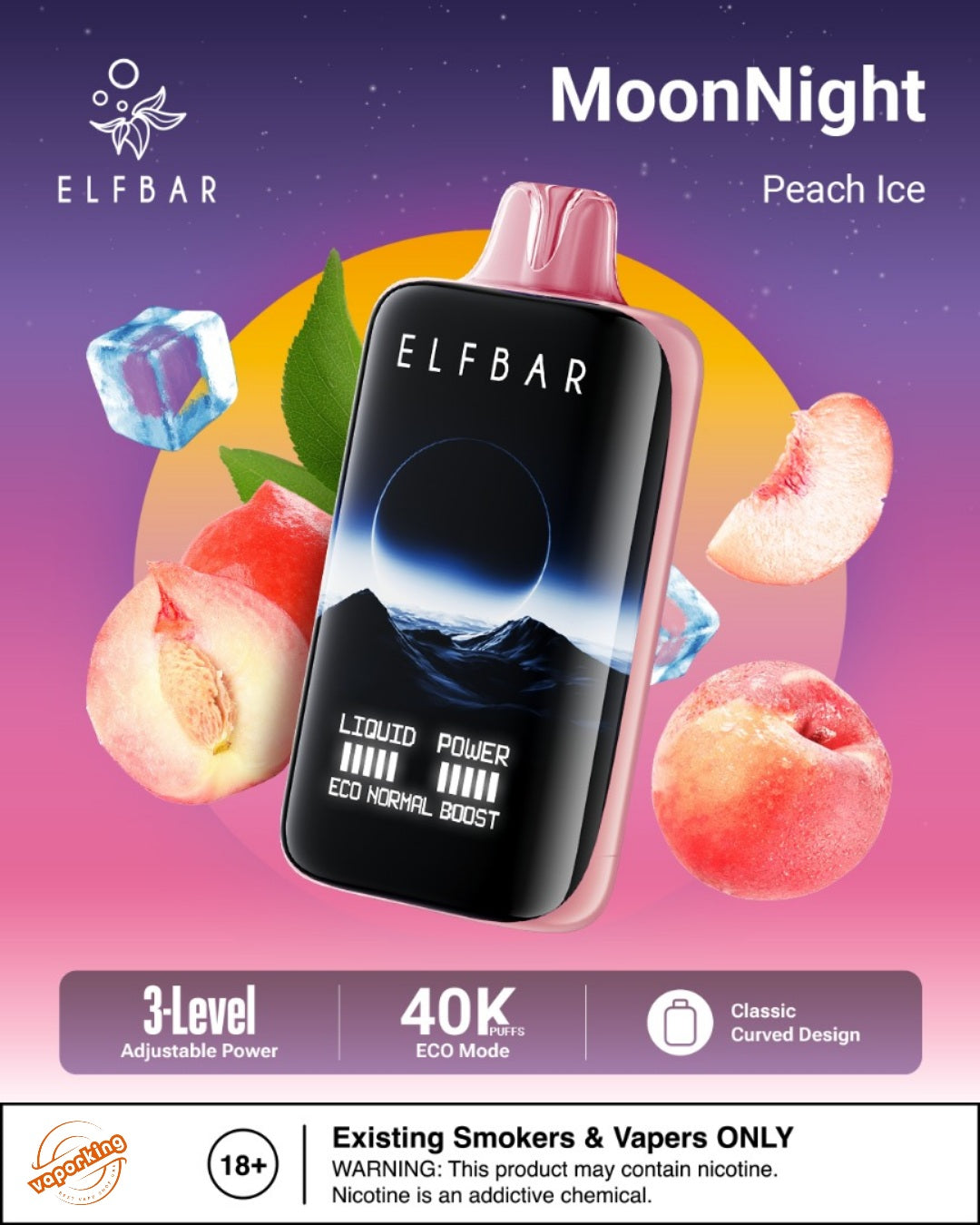 Elfbar Moonlight 40000 Puffs Disposable Vape 50mg in Kenya