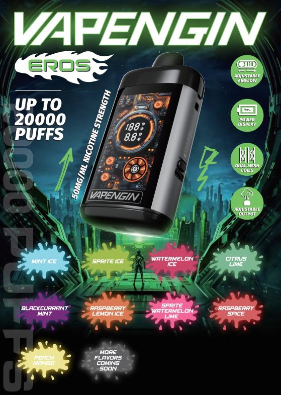 Vapengin EROS 20000 puffs Kenya FULL KIT