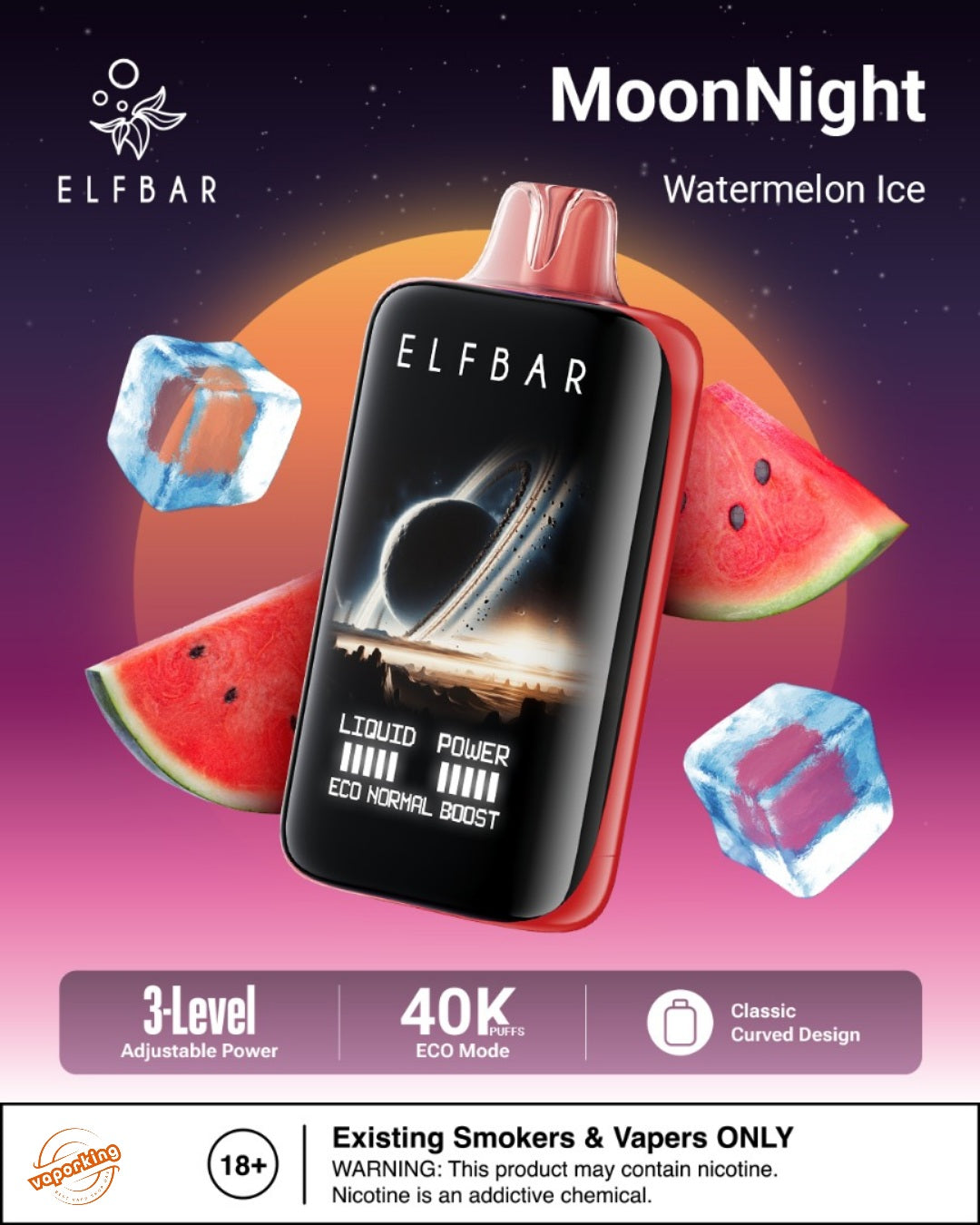 Elfbar Moonlight 40000 Puffs Disposable Vape 50mg in Kenya
