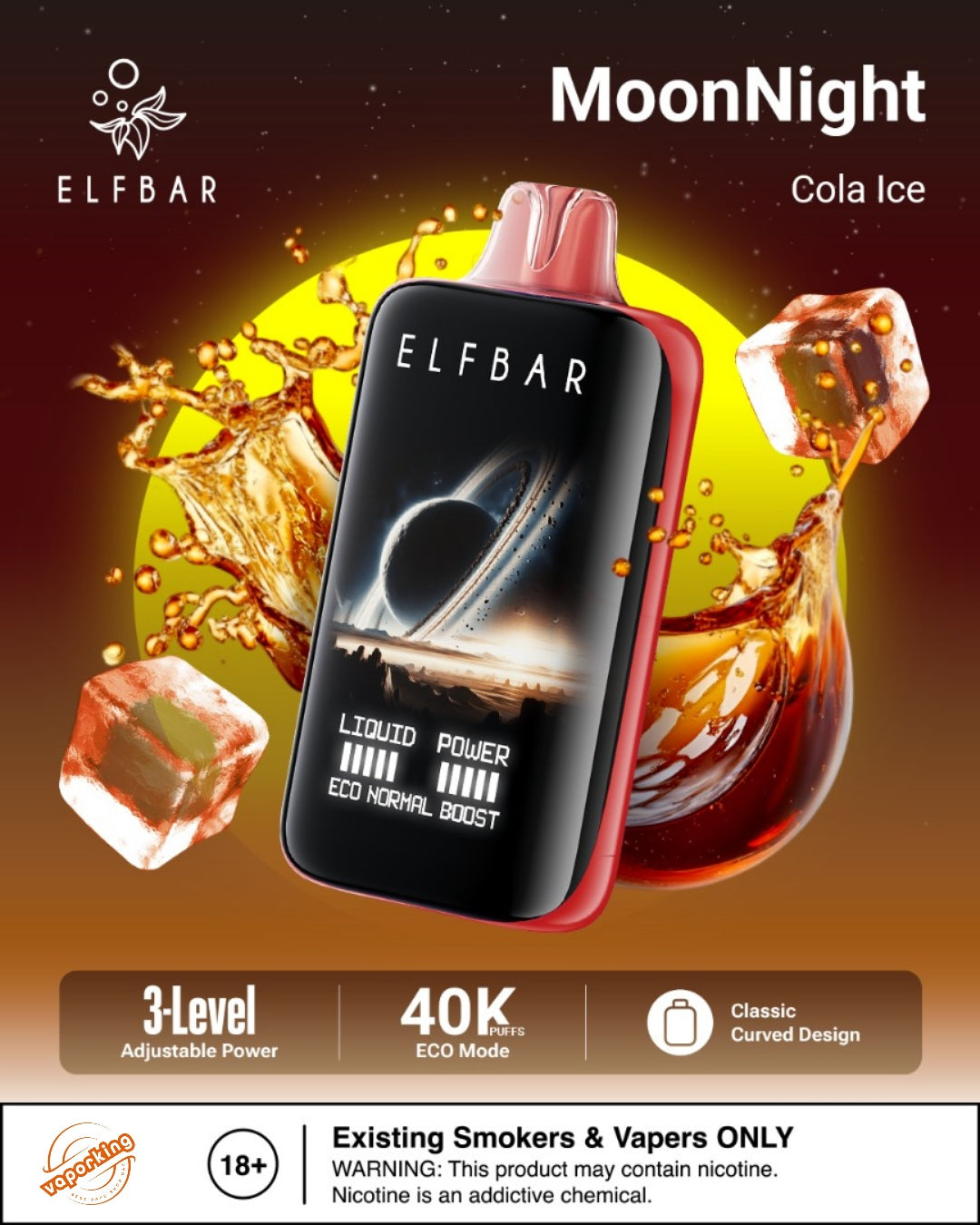 Elfbar Moonlight 40000 Puffs Disposable Vape 50mg in Kenya