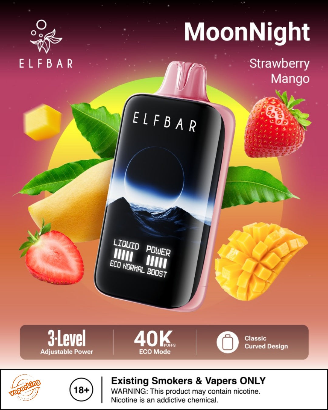 Elfbar Moonlight 40000 Puffs Disposable Vape 50mg in Kenya