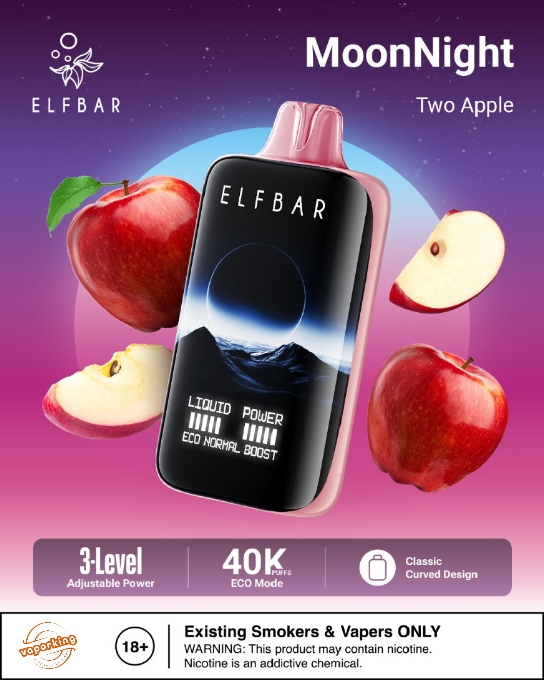 Elfbar Moonlight 40000 Puffs Disposable Vape 50mg in Kenya