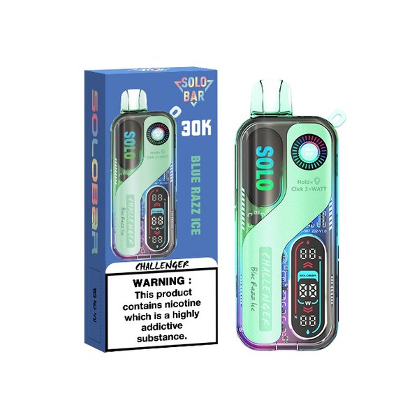 Solobar 30000puffs(Disposable $Rechargeable)