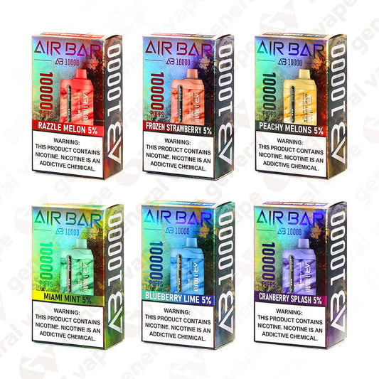 AIRBAR 10,000 Puffs rechargeable and disposable vape - Kenya