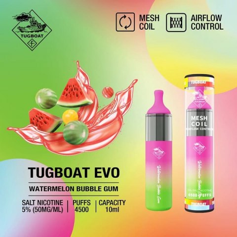 Tugboat EVO Disposable Vape in Kenya - non rechargeable